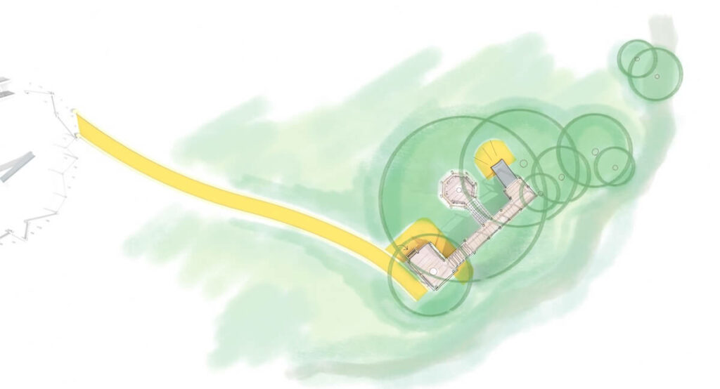 Aerial Plan for the Phase two play at Audley End Miniature Railway by CAP.Co