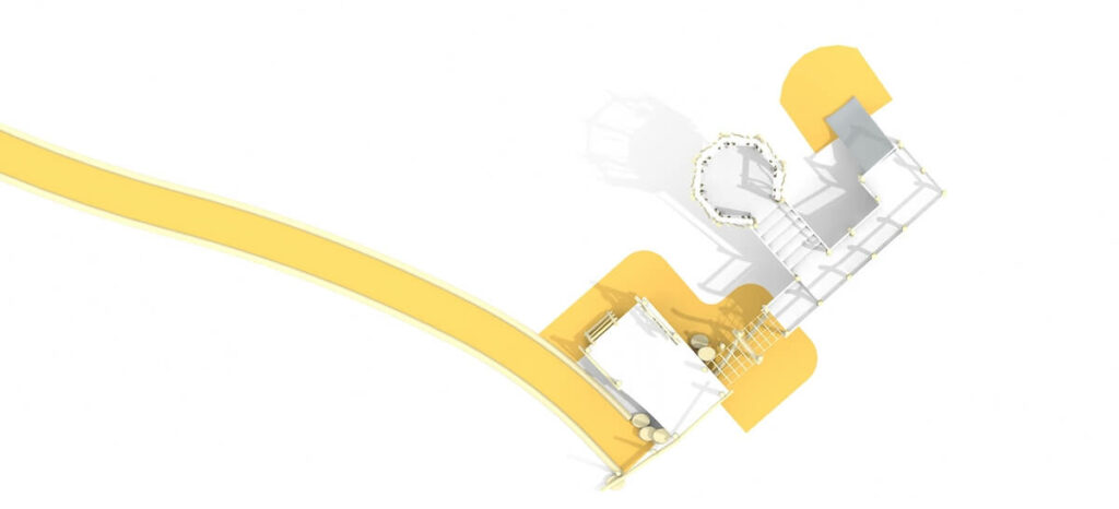 Aerial plan of Phase two play at Audley End Miniature Railway by CAP.Co