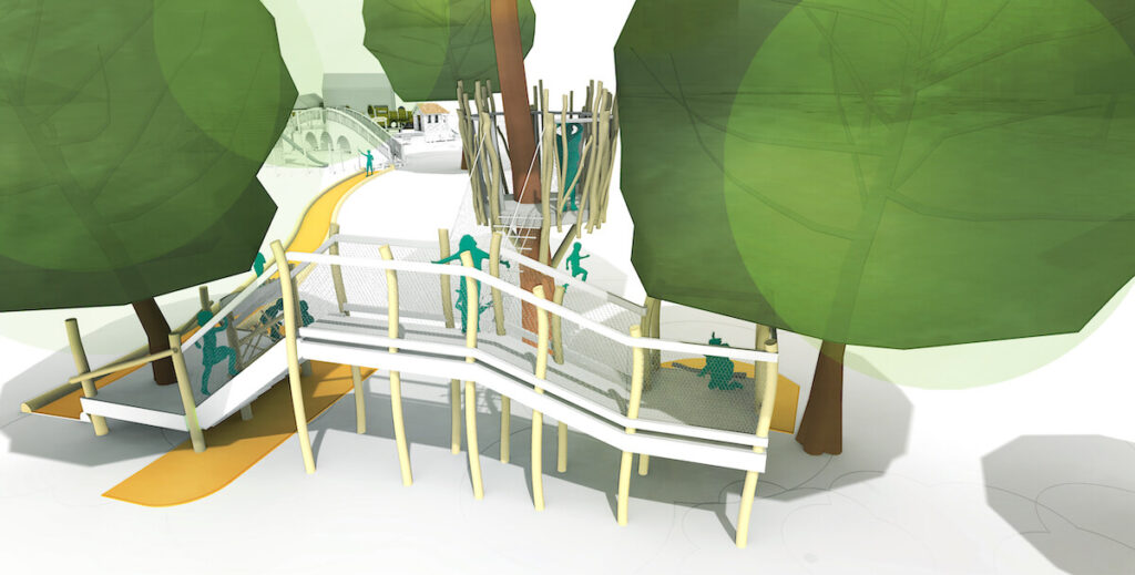 Plan for the Phase two play at Audley End Miniature Railway by CAP.Co