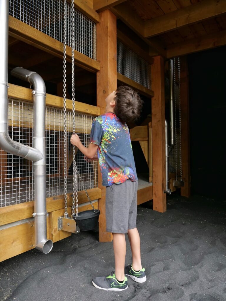 The play within The Madeley Wood Company adventure play at Blists Hill Museum by CAP.Co