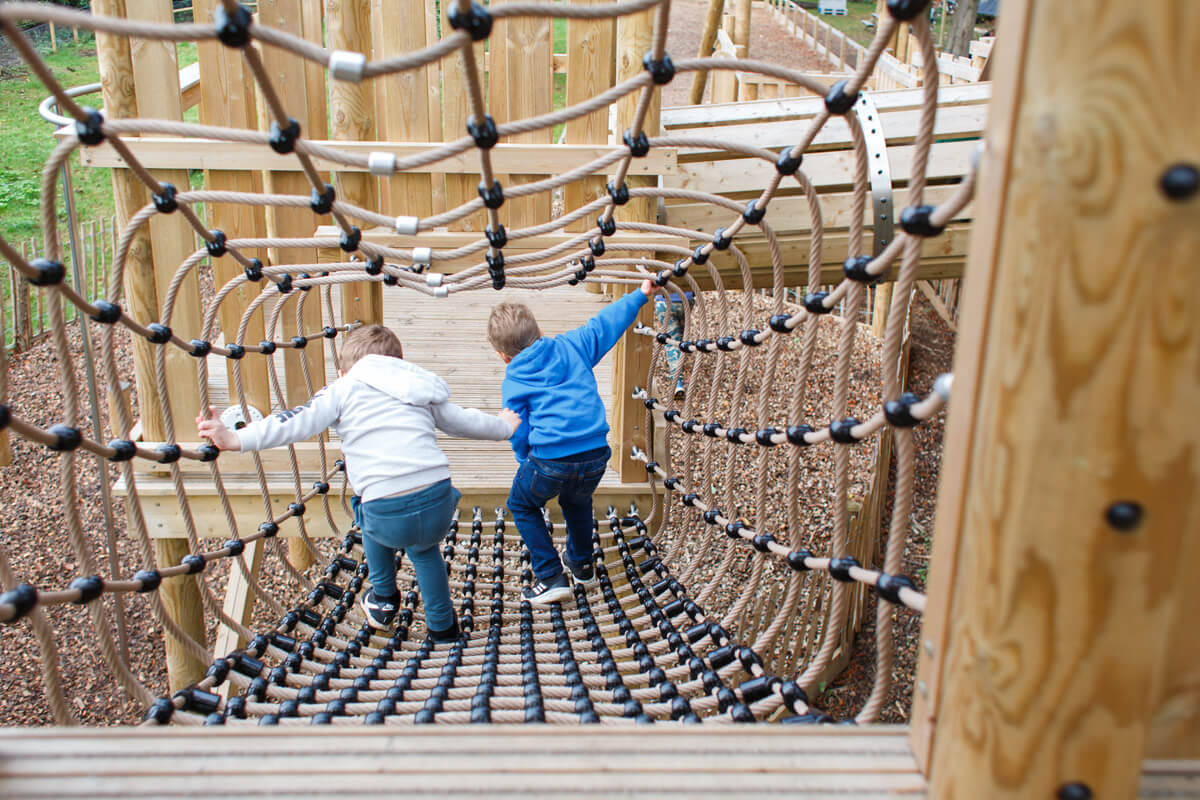 Challenge Woods at the Nest Norwich - with adventure play design and build by CAP.Co