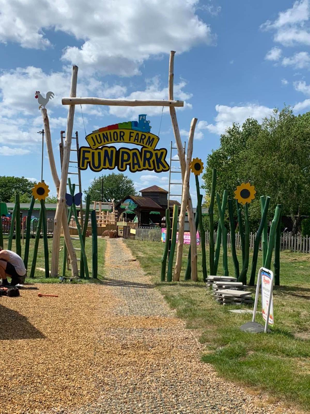 Wroxham Barns Junior farm park entrance