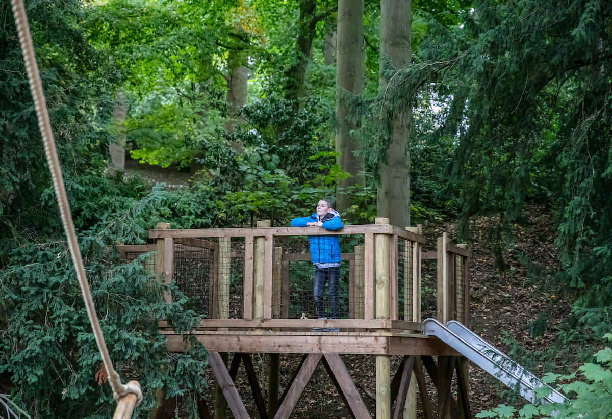 King of the castle at Belvoir Castle Adventure Play by CAP.Co