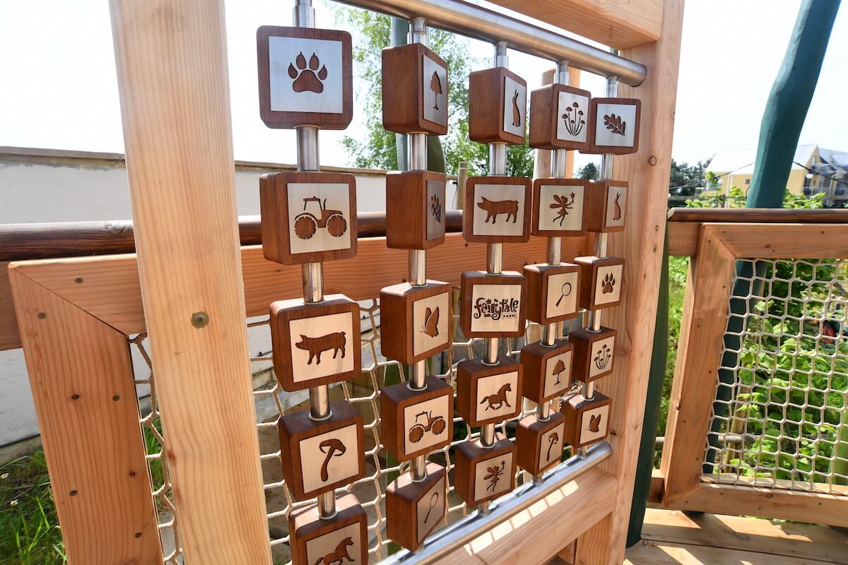 The pairs game at the Fairy Dell inside the Fairytale Farm oxfordshire