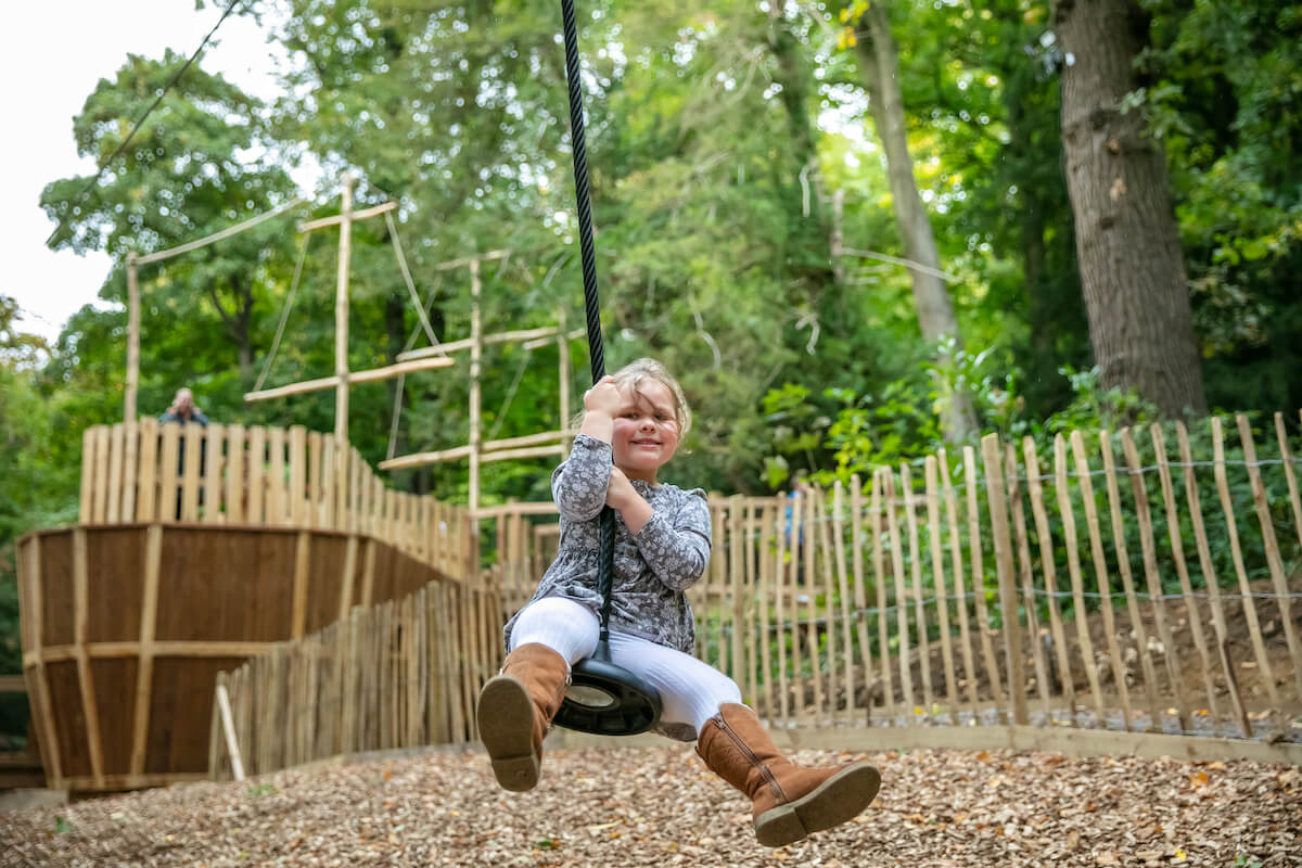 We love the zip wires at Belvoir Castle Adventure Play by CAP.Co