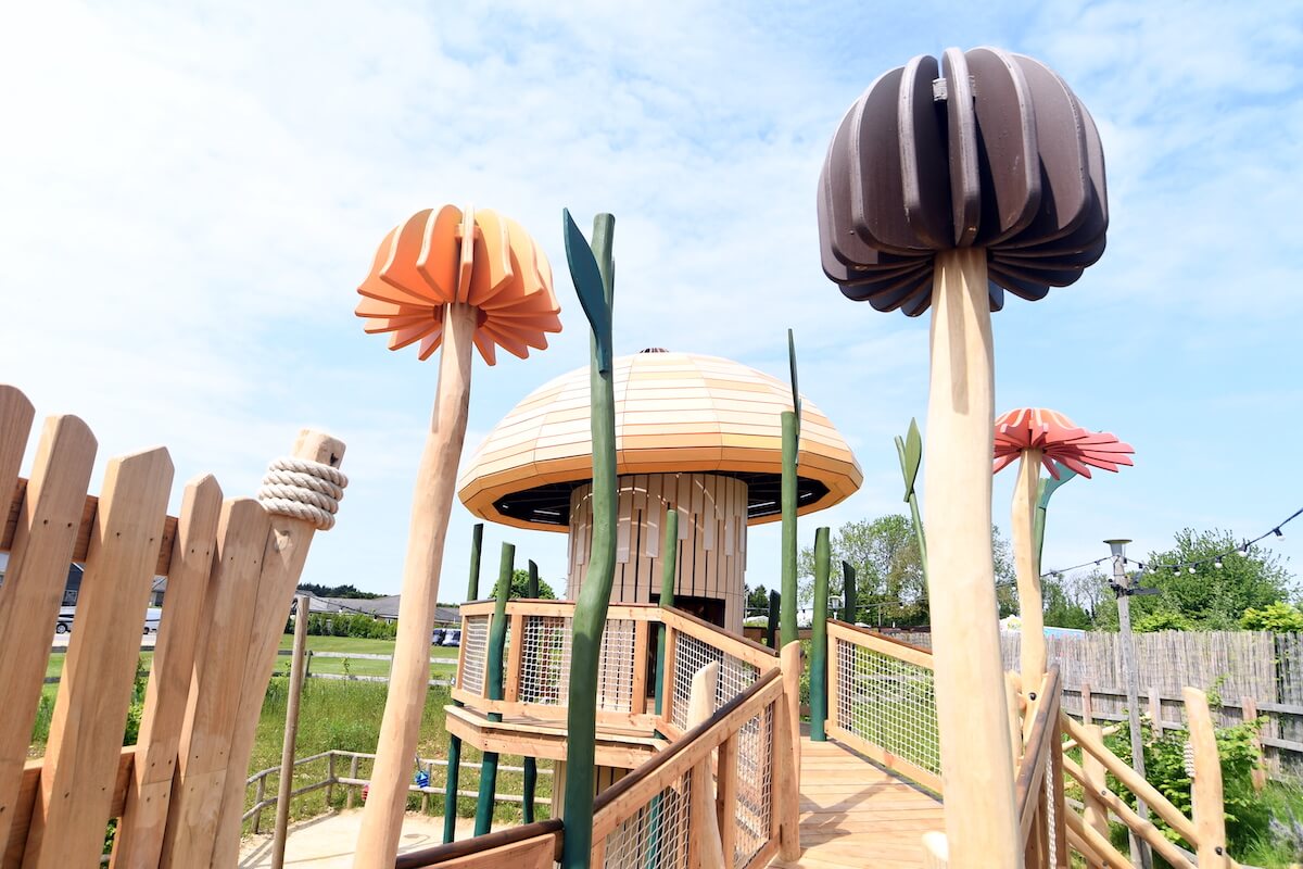 walkway detail at Fairy Dell adventure play by CAP.Co at Fairytale Farm
