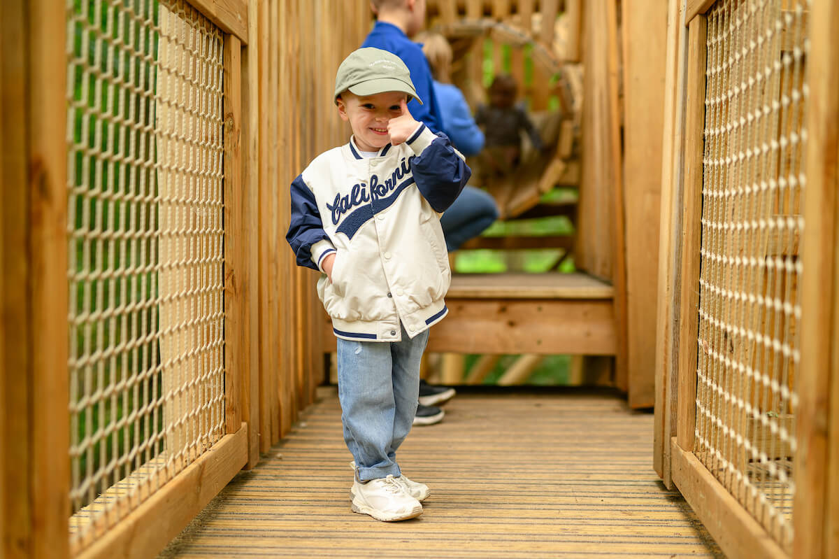 It's a thumbs up for the new Hermits Hollow at Coombe Country Park with Adventure play by CAP.Co