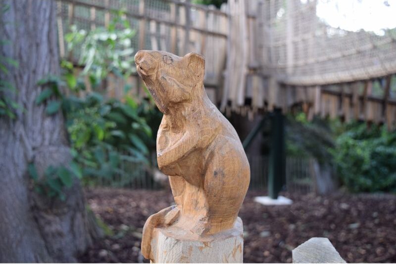 Mouse carving at Windsor Great Park