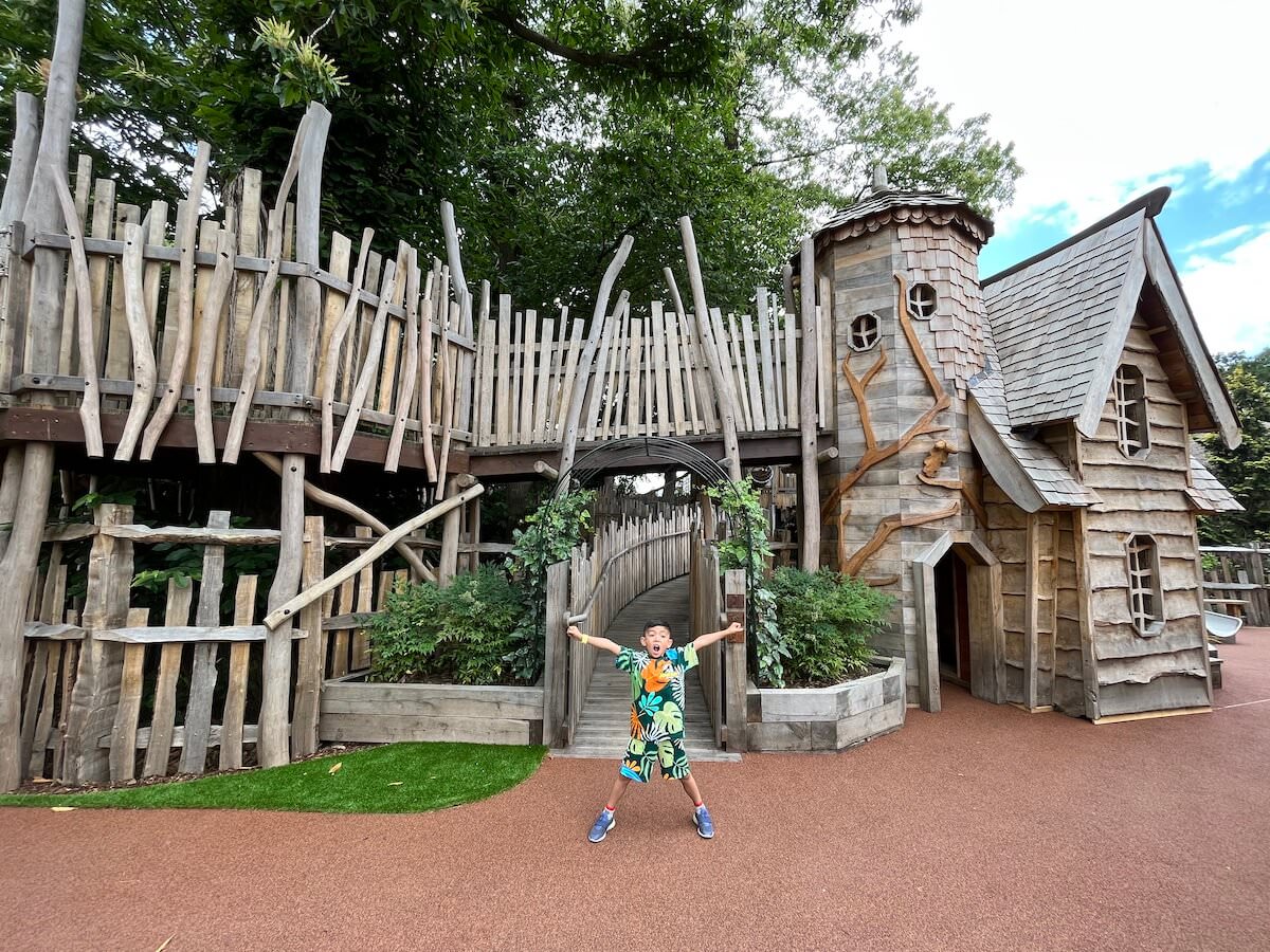 The transition from Toddler play to the bigger bolder adventure play Windsor Great Park