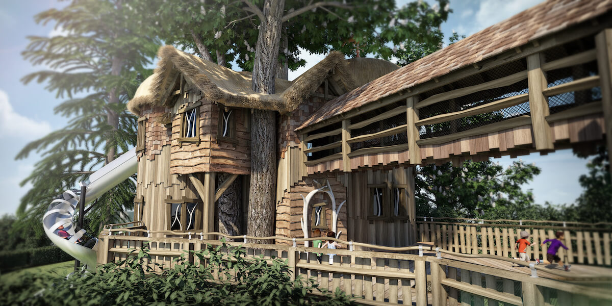 Treehouse Hero shot Adventure Play at Windsor Great Park