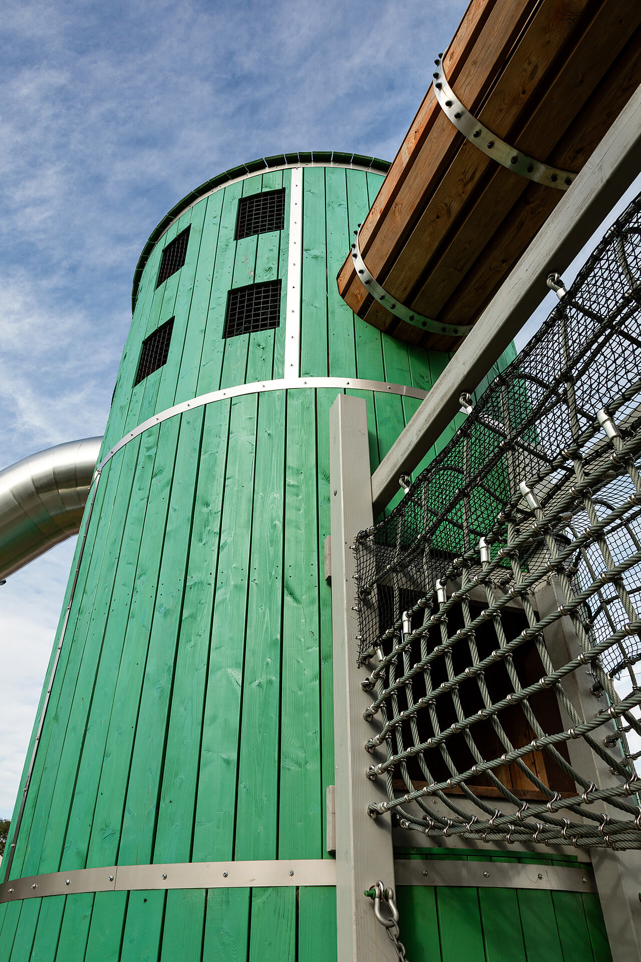 Rand Park Farm playground built by CAPCO detail shot of play structure