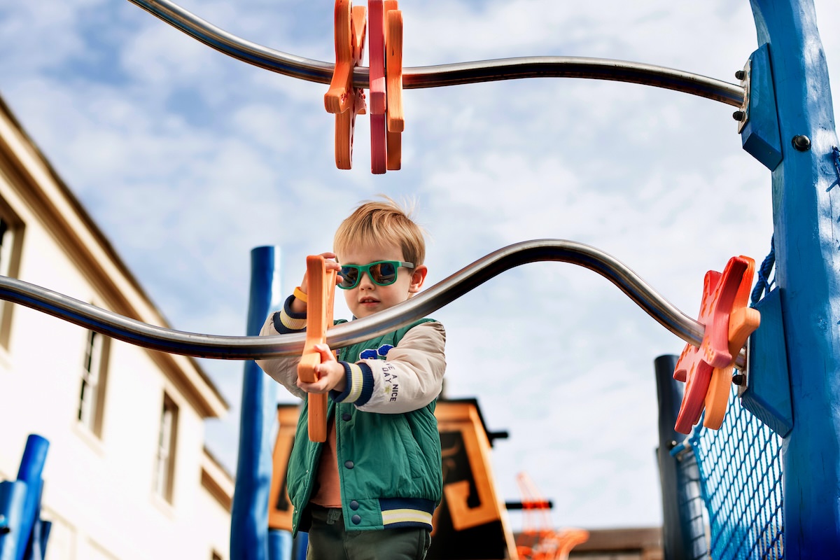 Play on the National Maritime Museum Cove Playground