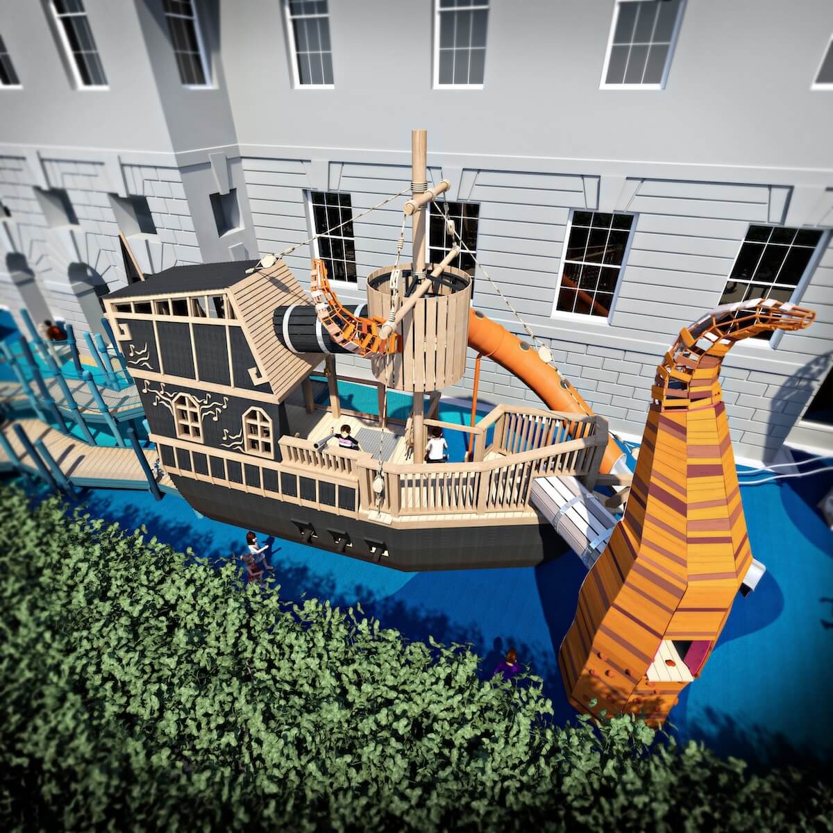 The Shanty at the Cove Adventure Play at National Maritime Museum