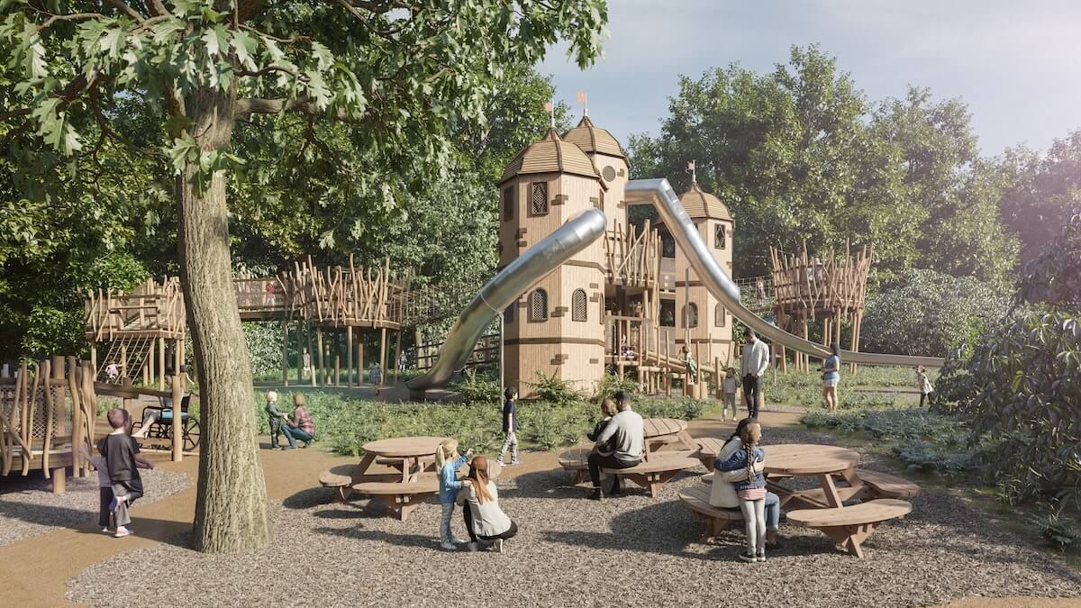 CGI of Hide and Secrets Adventure Play at Burghley House by CAP.Co 3