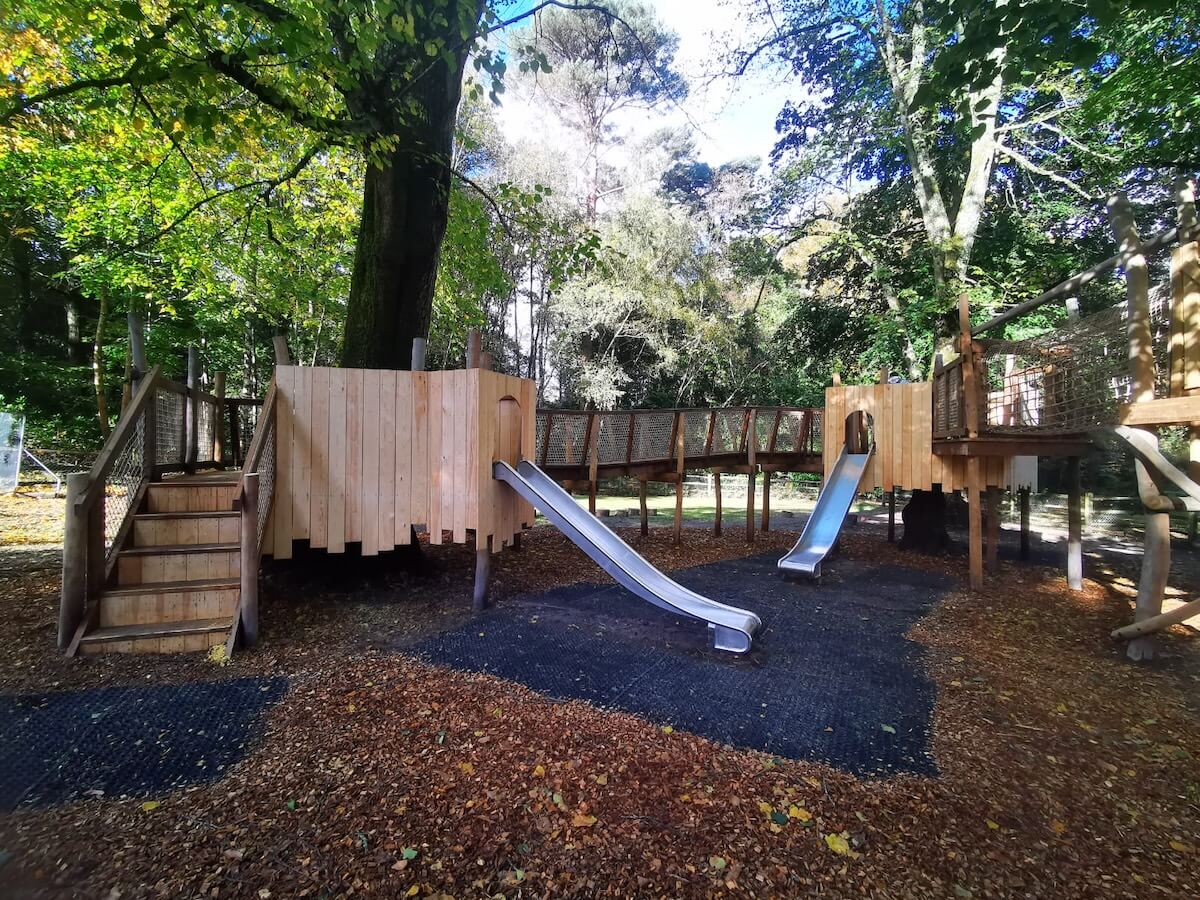 The adventure play for Barrow Hills School by CAP.Co wide view