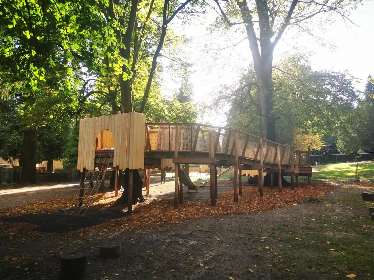 The adventure play for Barrow Hills School by CAP.Co