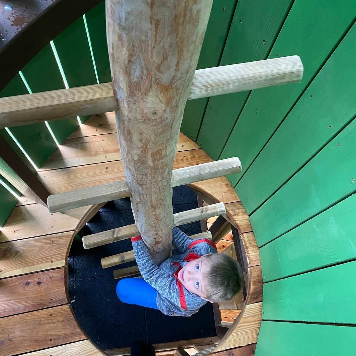 Iniside the silo play at Rand Farm park by CAP.Co