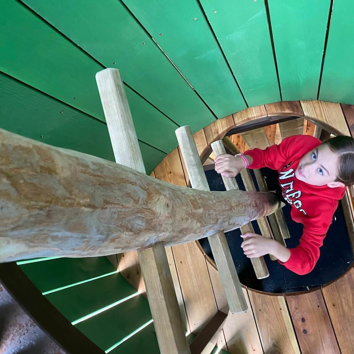quick way to the top of the silo play at Rand Farm park by CAP.Co