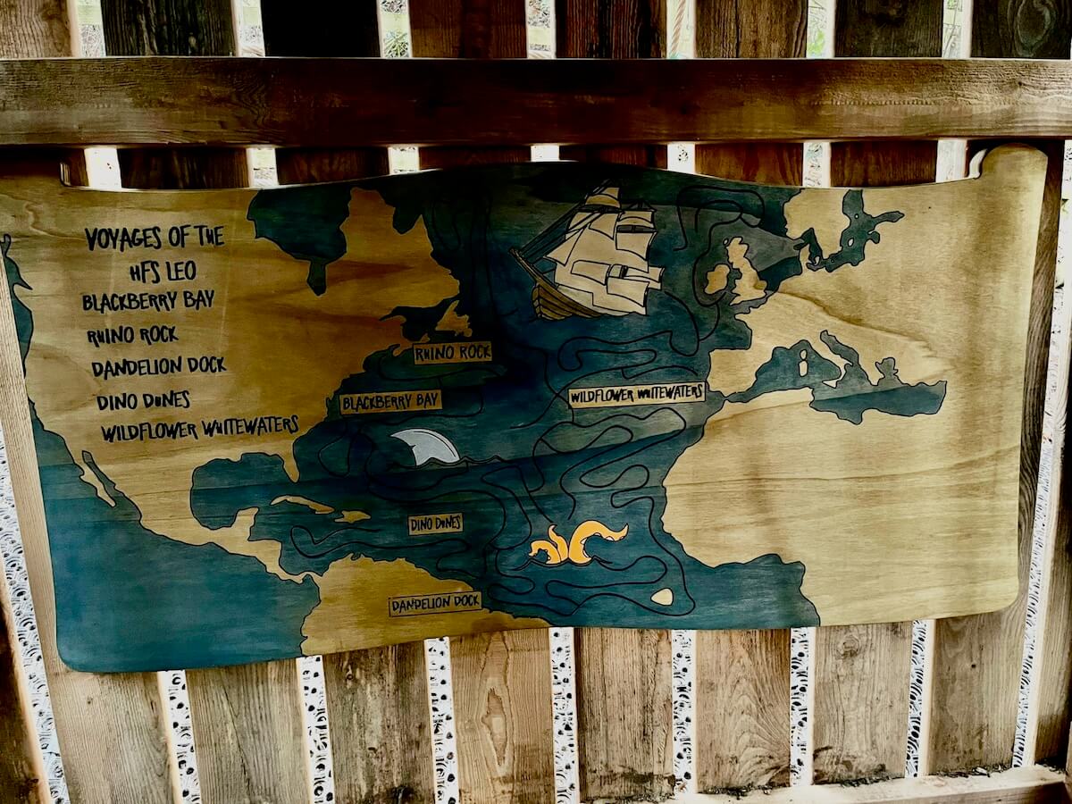 The explorers map at HFS Leo at Hanbury First School by CAP.CO
