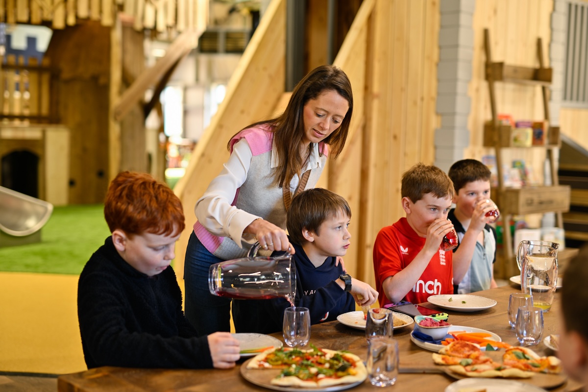 Fabulous food for familes at Hockerhill Adventure Playbarn indoor and outdoor play in Staffordshire by CAP.CO