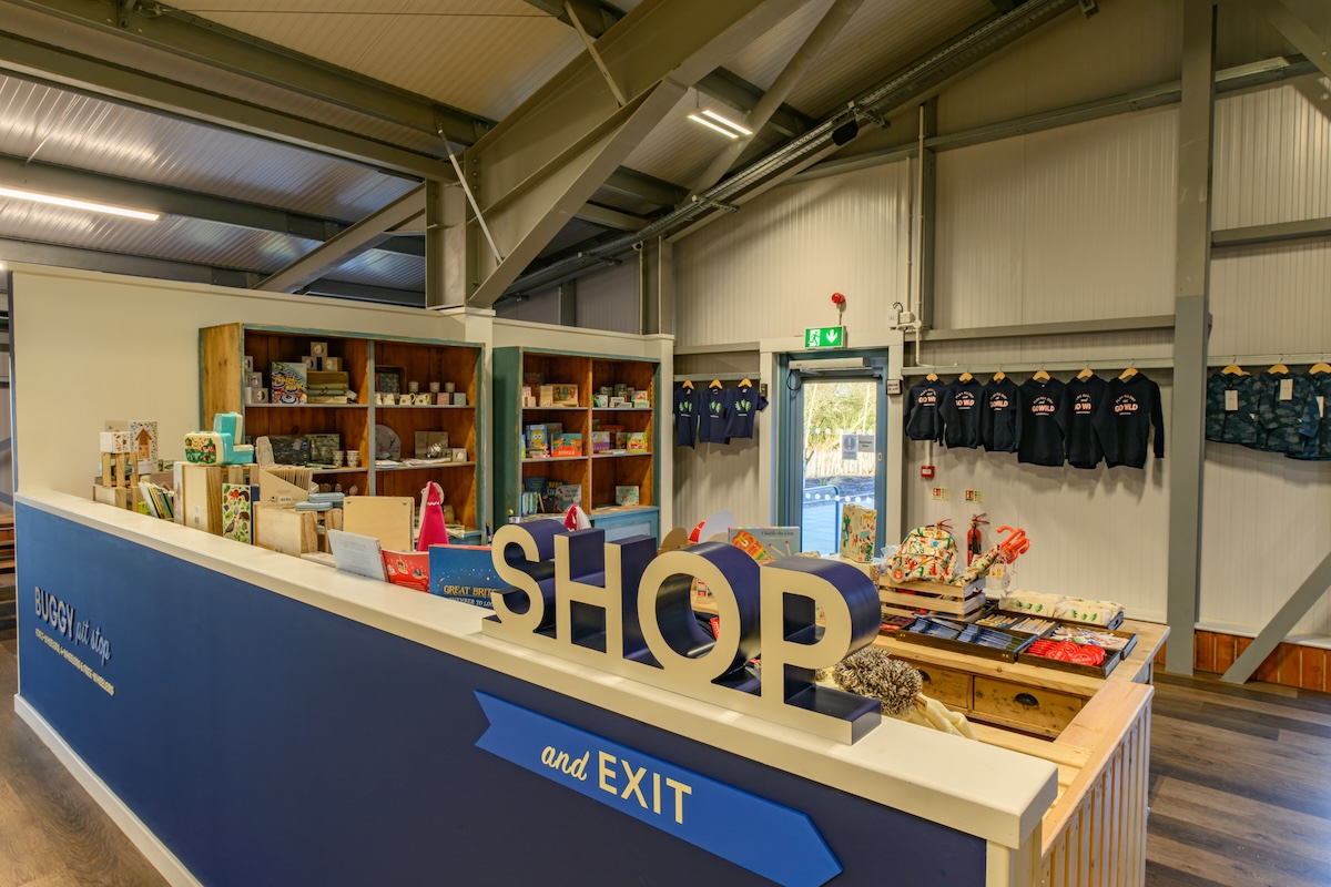 The shop at Hockerhill Adventure Playbarn indoor and outdoor play in Staffordshire by CAP.CO