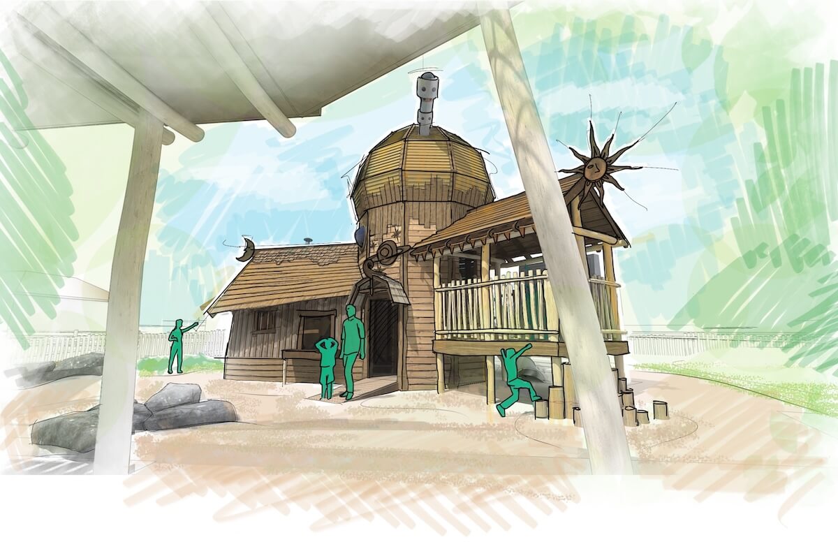 Sketches of Neos home at Parc Sainte Croix by CAP.CO 2