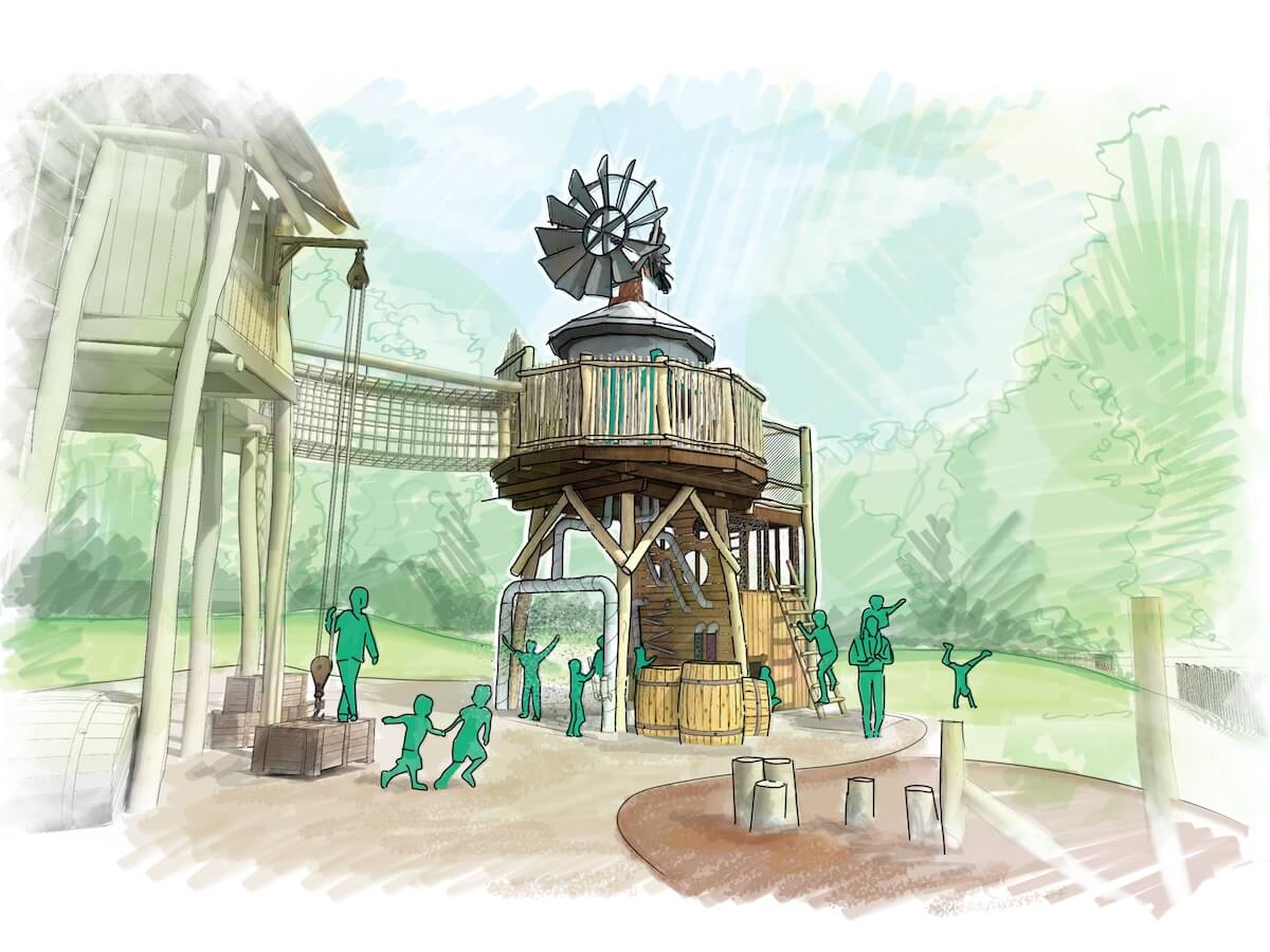 Sketches of Neos home at Parc Sainte Croix by CAP.CO 3