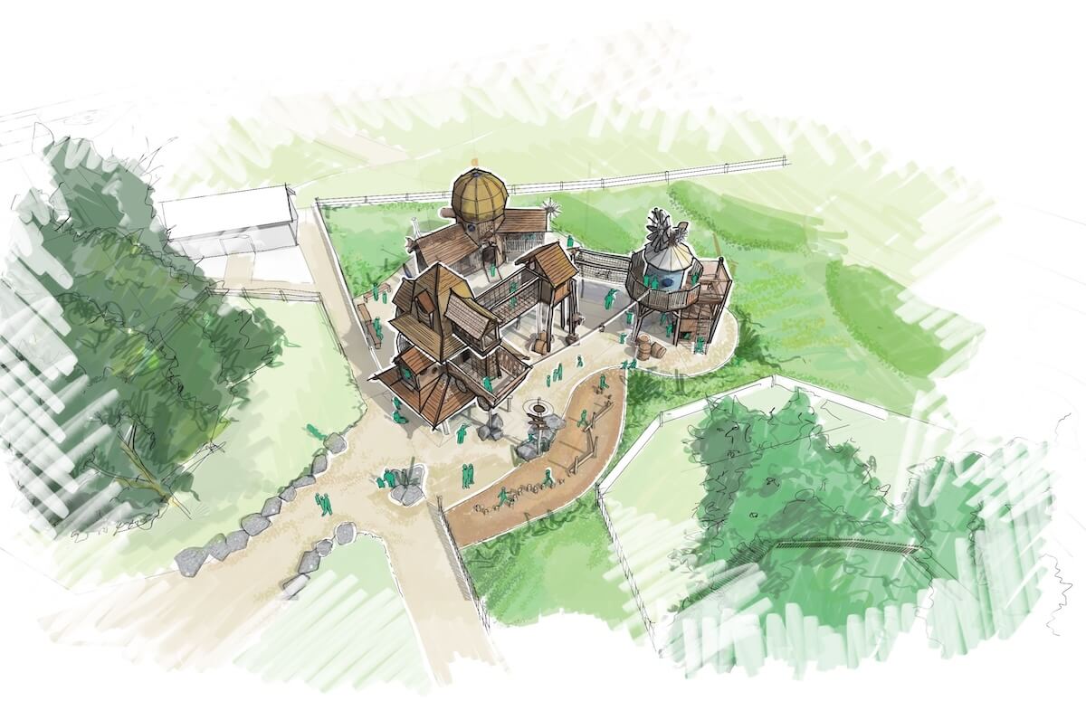 Sketches of Neos home at Parc Sainte Croix by CAP.CO 5