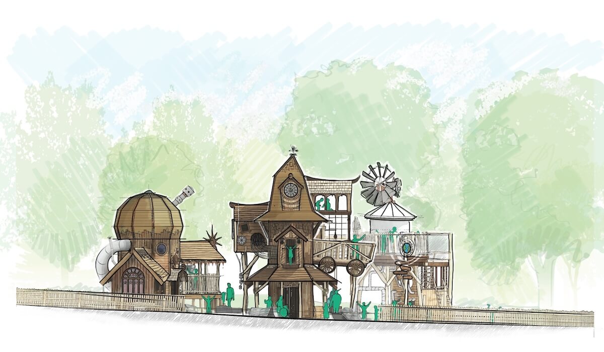 Sketches of Neos home at Parc Sainte Croix by CAP.CO