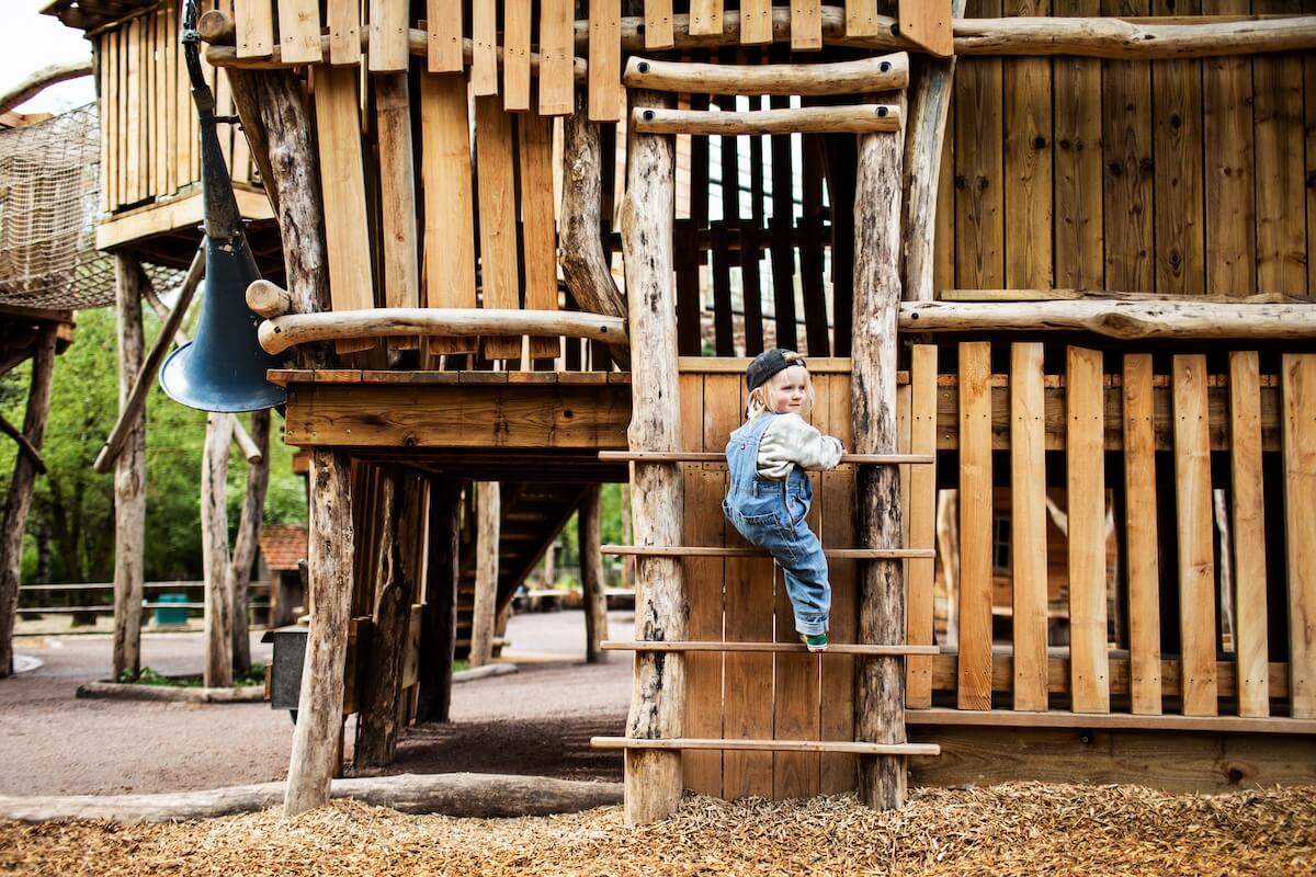 Theres time to climb at Neos Homestead at Parc Sainte Croix with adventure play by CAP.CO Photography by Kev Foster