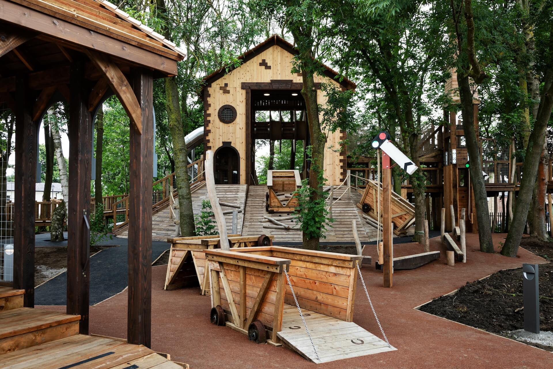 Image of the new Adventure Play at Hopetown Darlington with photography by Kev Foster