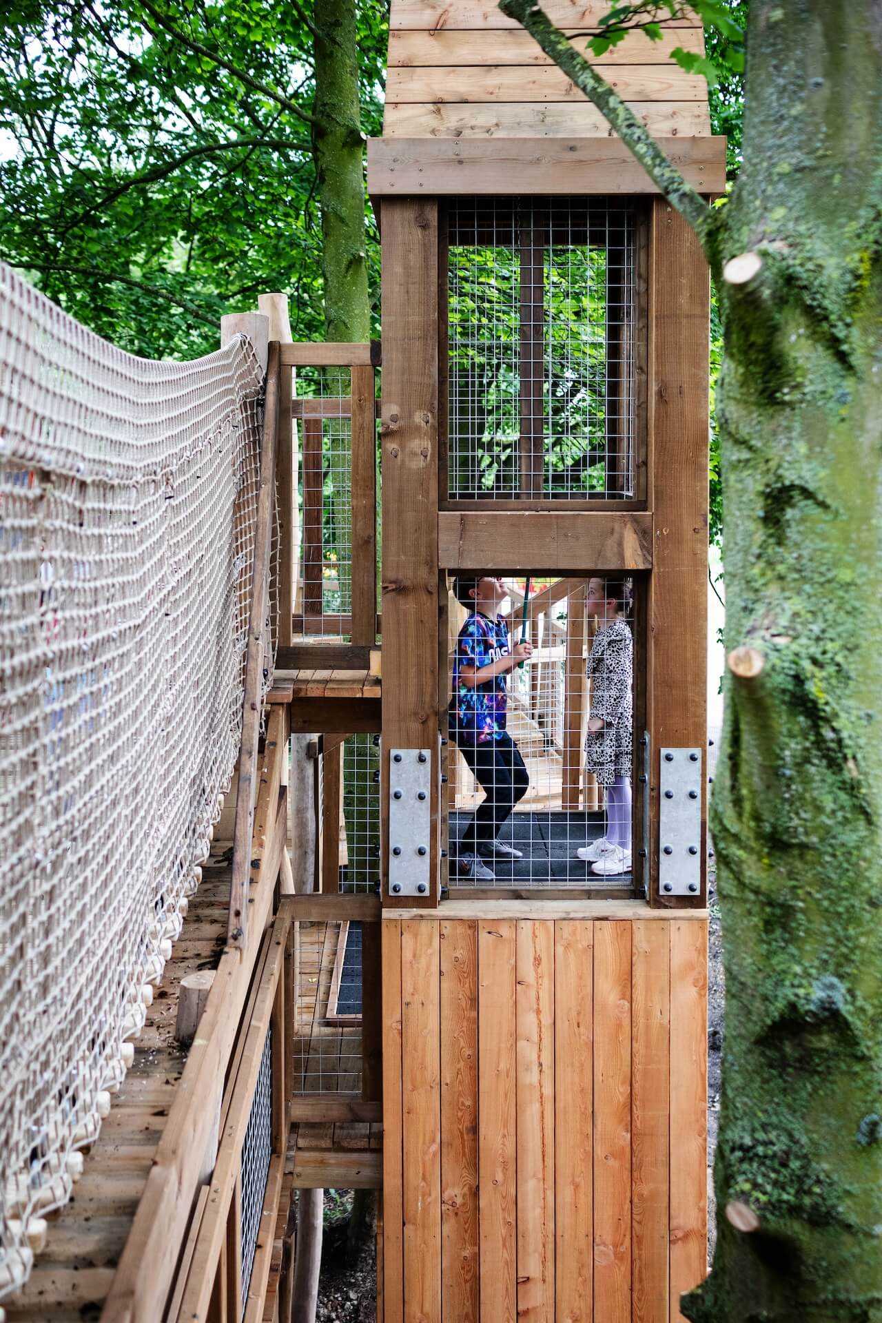 Playing together at Hopetown Darlington adventure play by CAP.CO with photography by Kev Foster