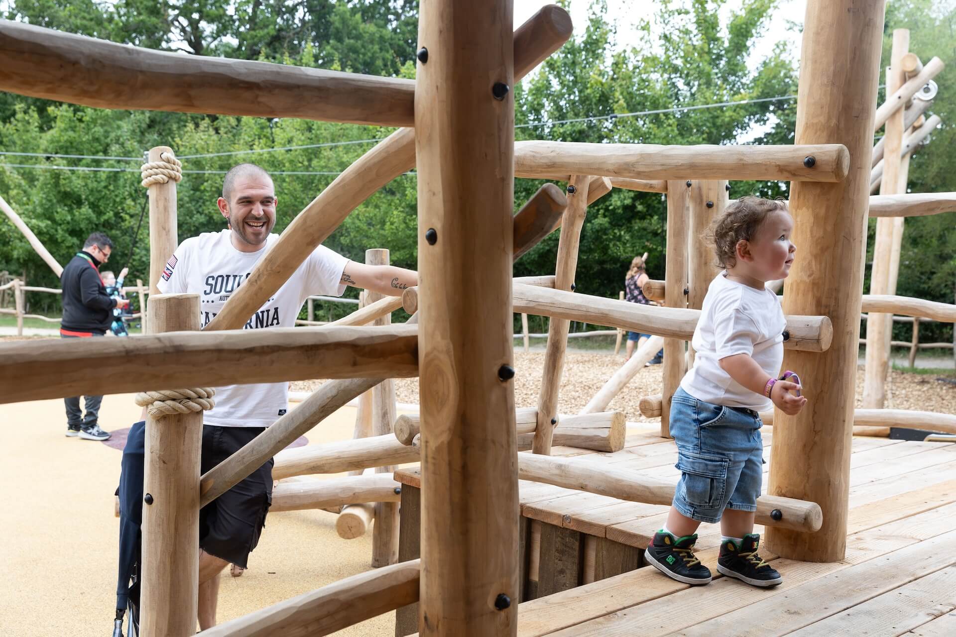 Little explorers at Explorers Basecamp at Bristol Zoo Project designed and built by CAP.CO