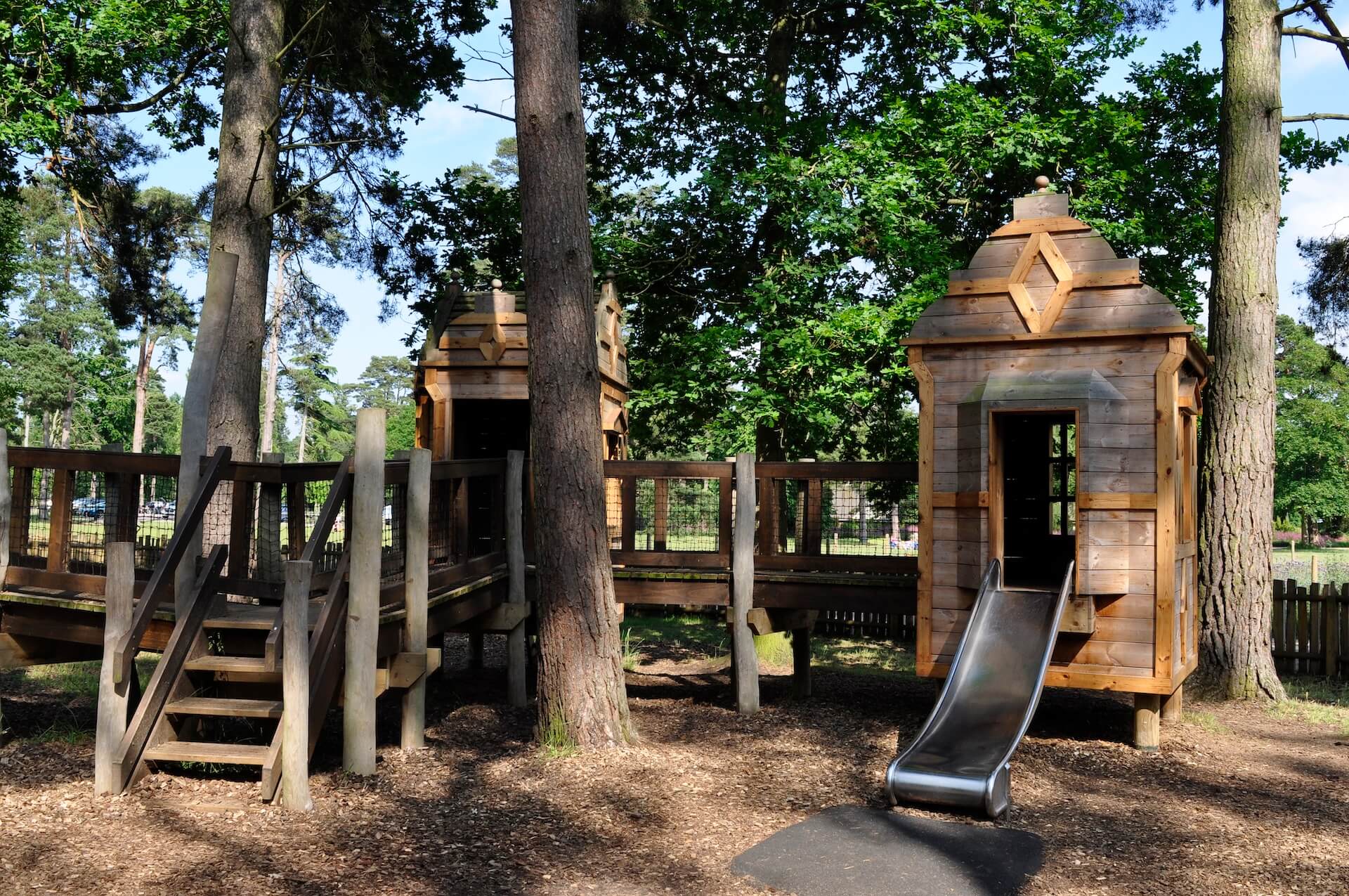Mini slide for toddlers as part of the Adventure Play at Sandringham Estate