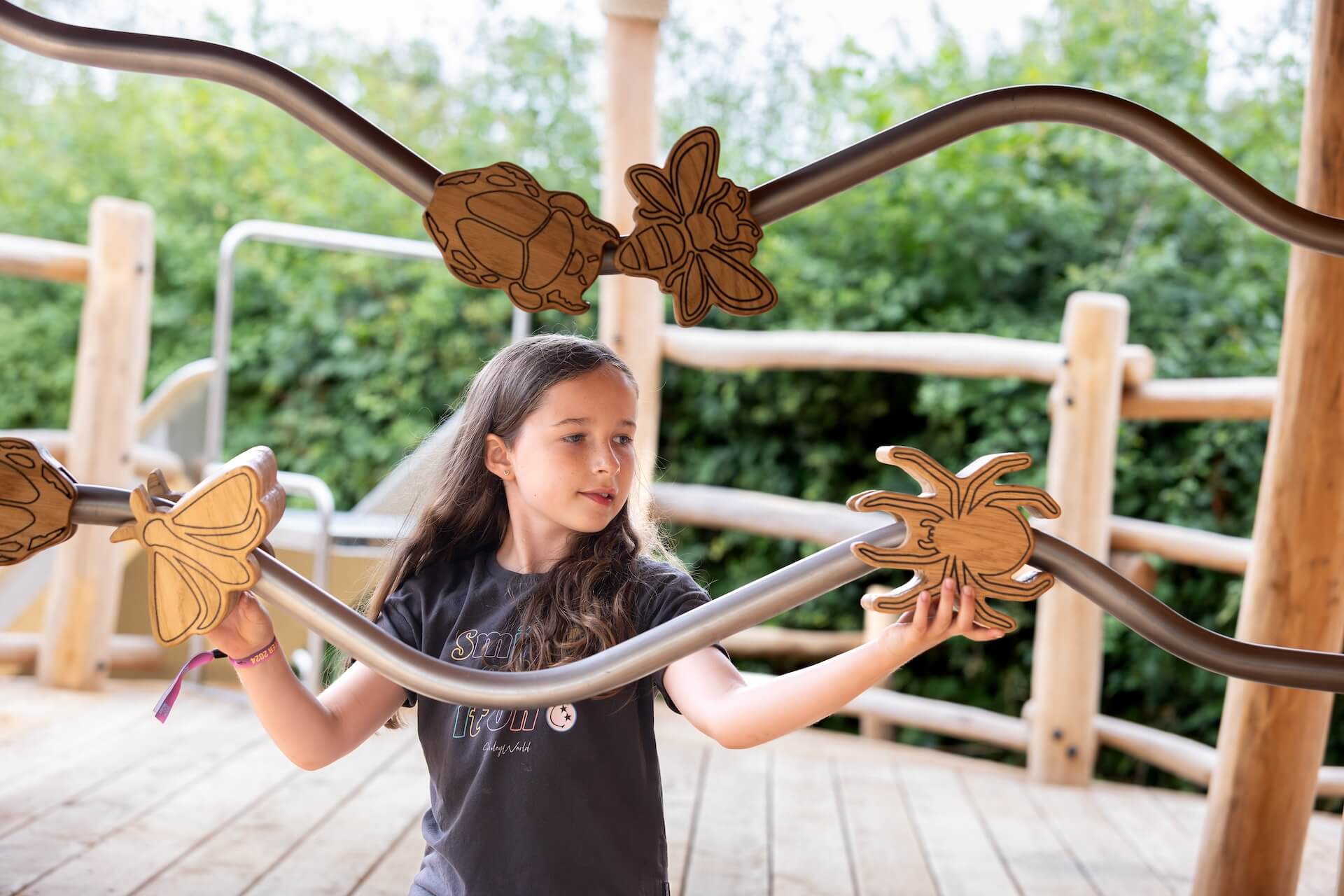 Racing the spider and the butterfly at Bristol Zoo Project with adventure play by CAP.CO