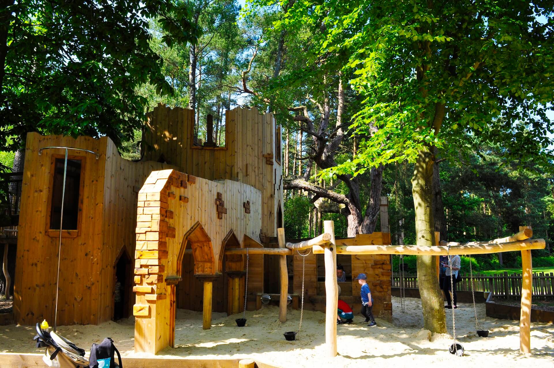 The sand play is part of the Adventure Play at Sandringham Estate