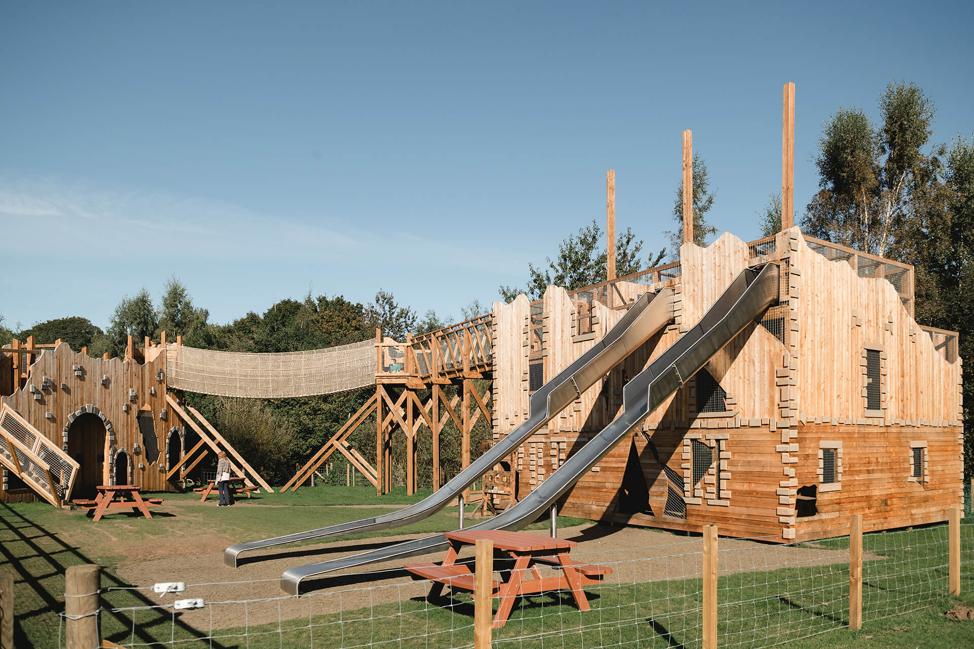 The Ruined Peel at Almond Valley built by CAP.CO photography by Lindsey Mack