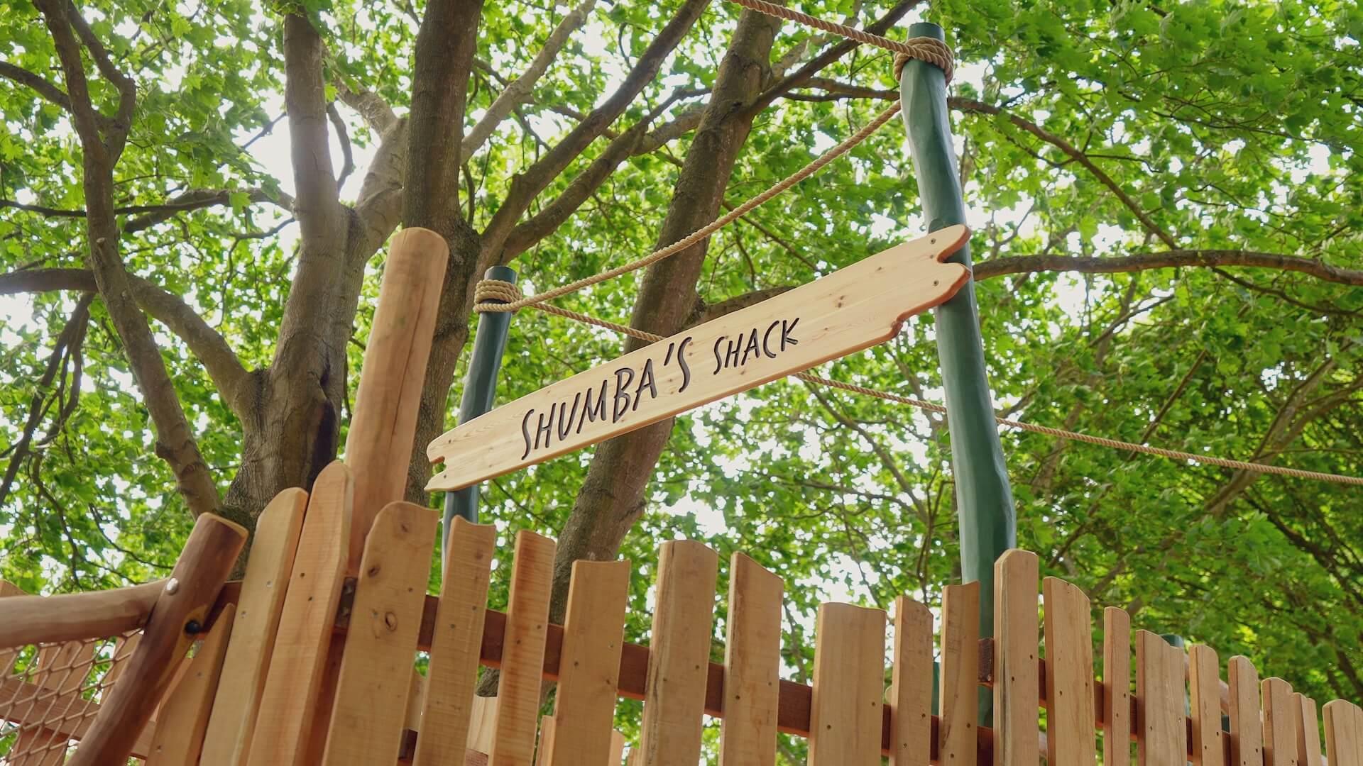 Follow the signs to Joshis Jungle Playground at Howletts Wild Animal Park by CAP.CO Creating Adventurous Places