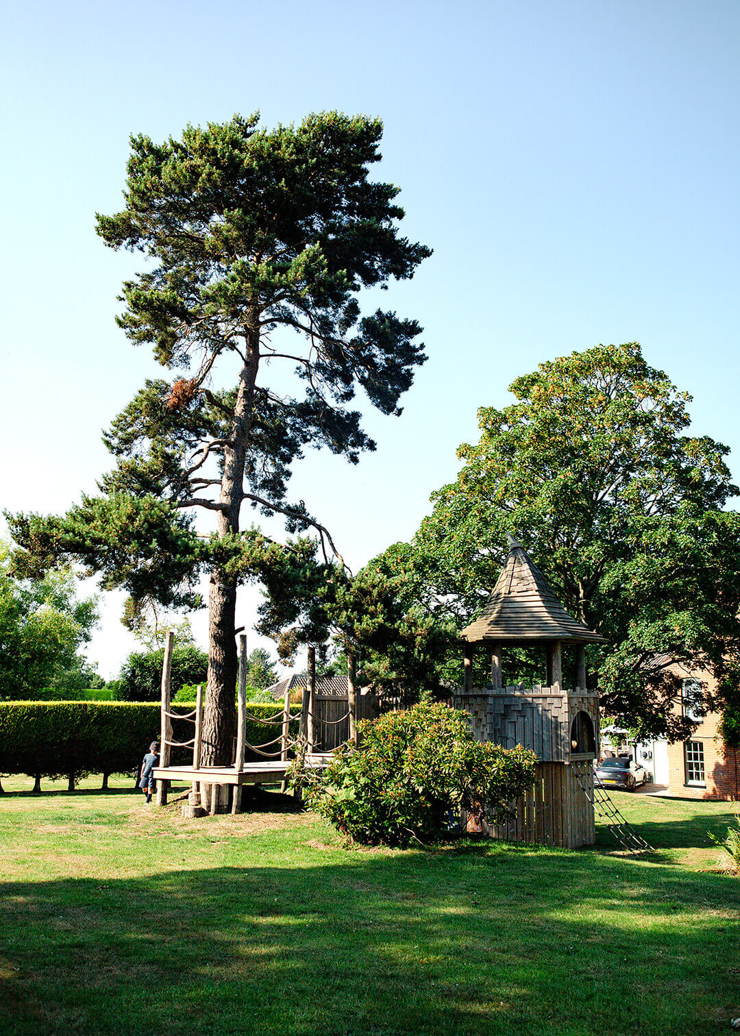 Scarborough Hill Country Inn Hotel pine tower playground built and designed by CAPCO photography by George Browne