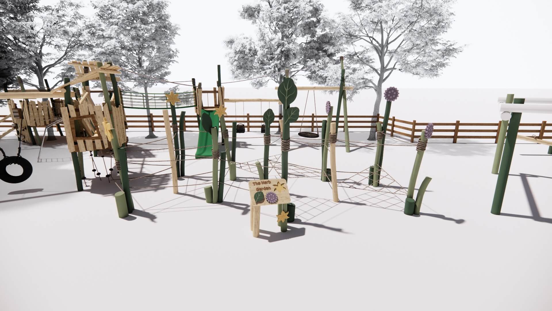 The play CGI for Joshi's Jungle Playground at Howletts Wild Animal Park by CAP.CO