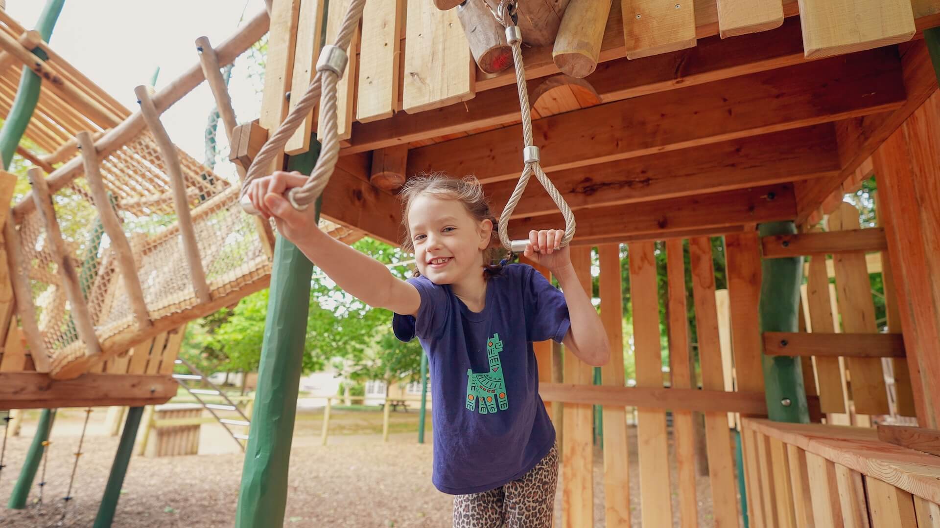 There's a challenge for everyone at Joshis Jungle Playground at Howletts Wild Animal Park by CAP.CO Creating Adventurous Places