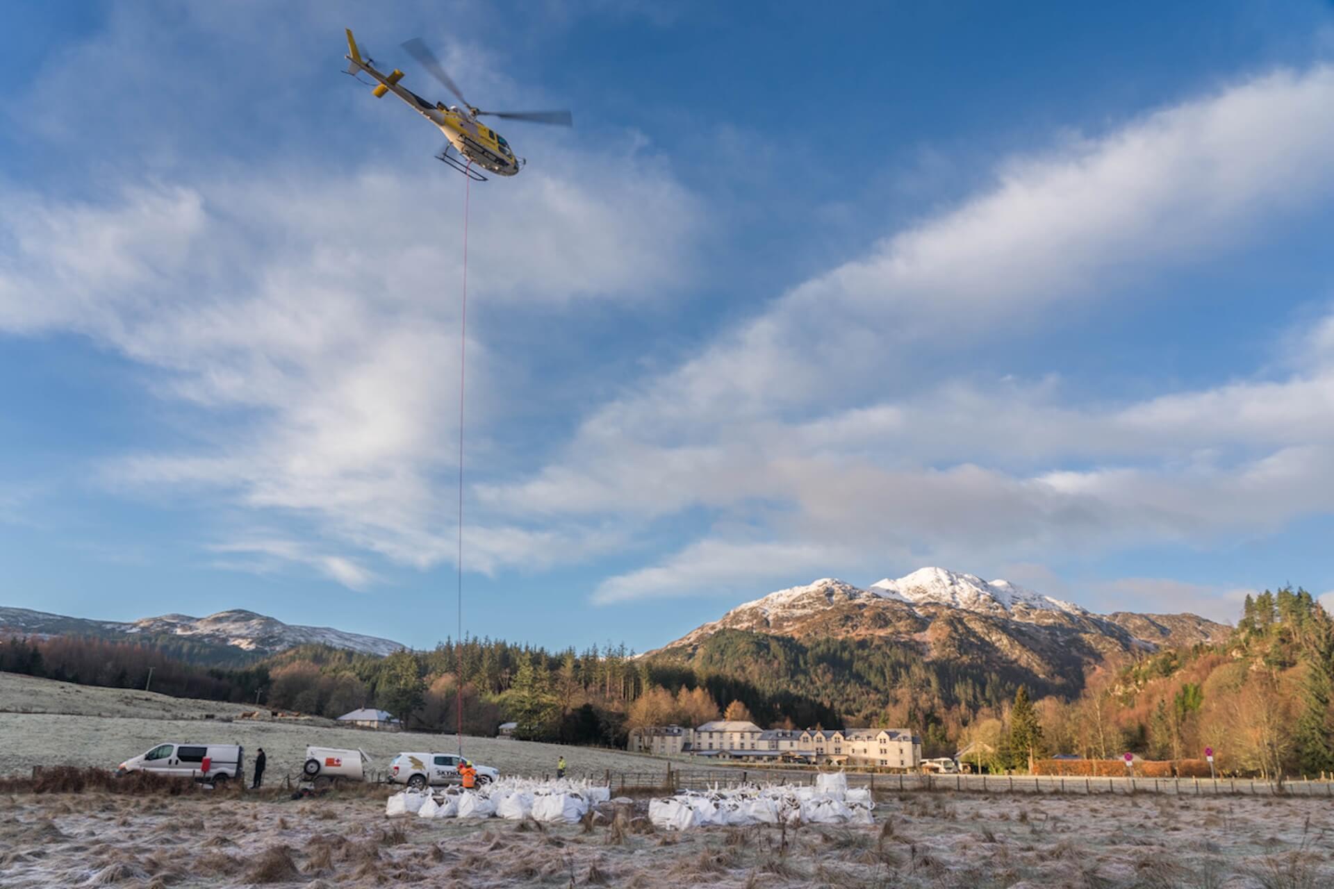 In extreme cases the winter work may involve full wintry conditions