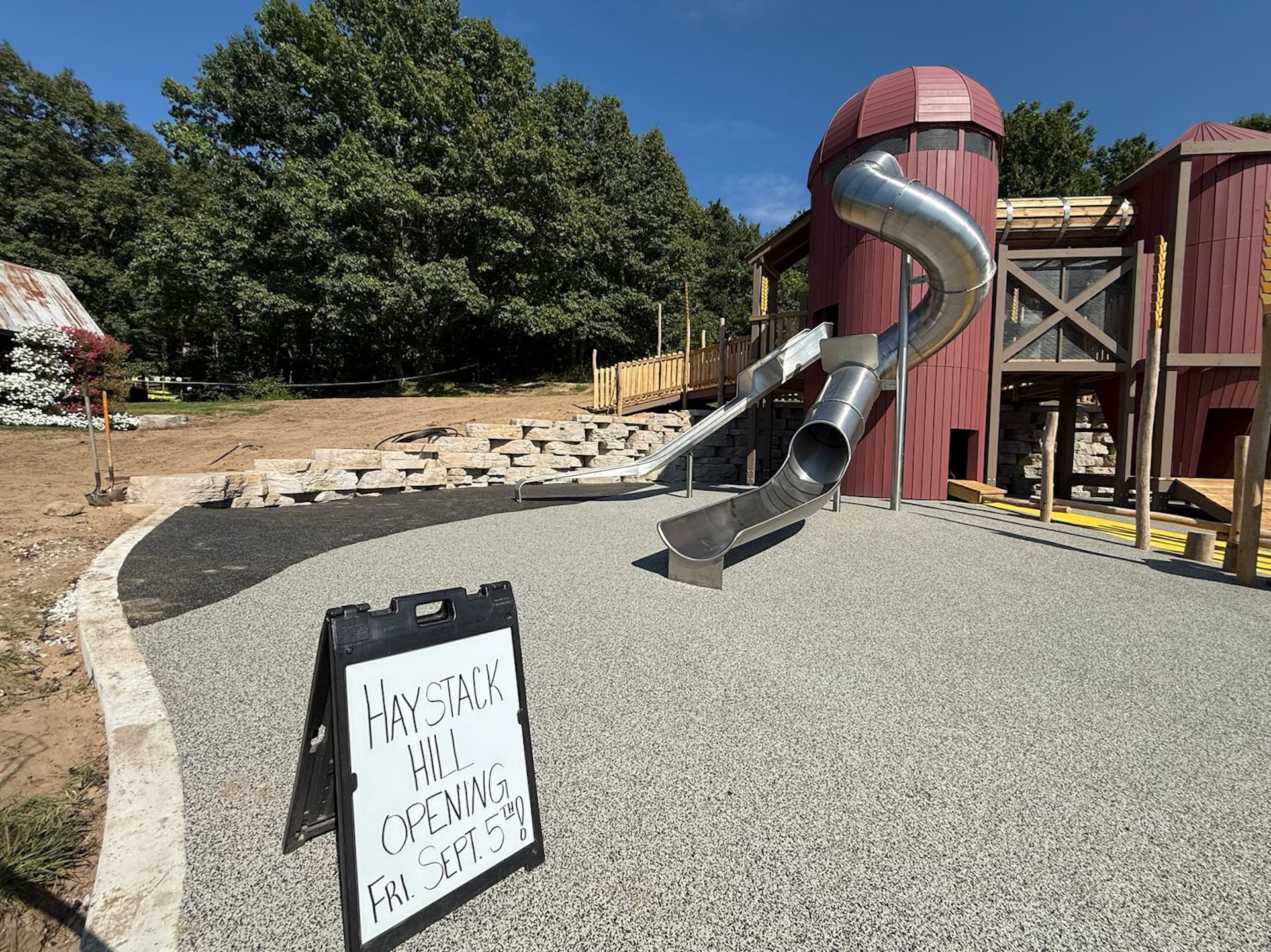 The opening of Haystack Hills at Lewis Adventure Farm in New Era Michigan by CAP.CO