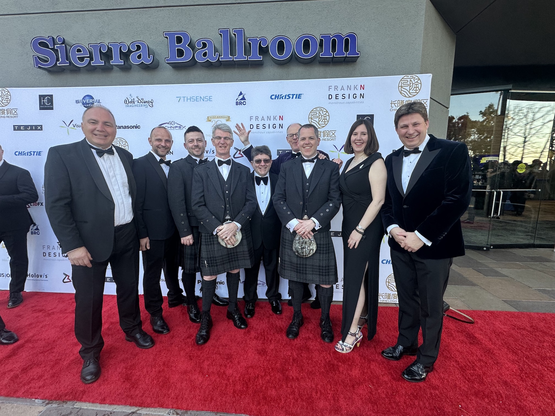 The CAP.CO team in LA collecting their THEA Award