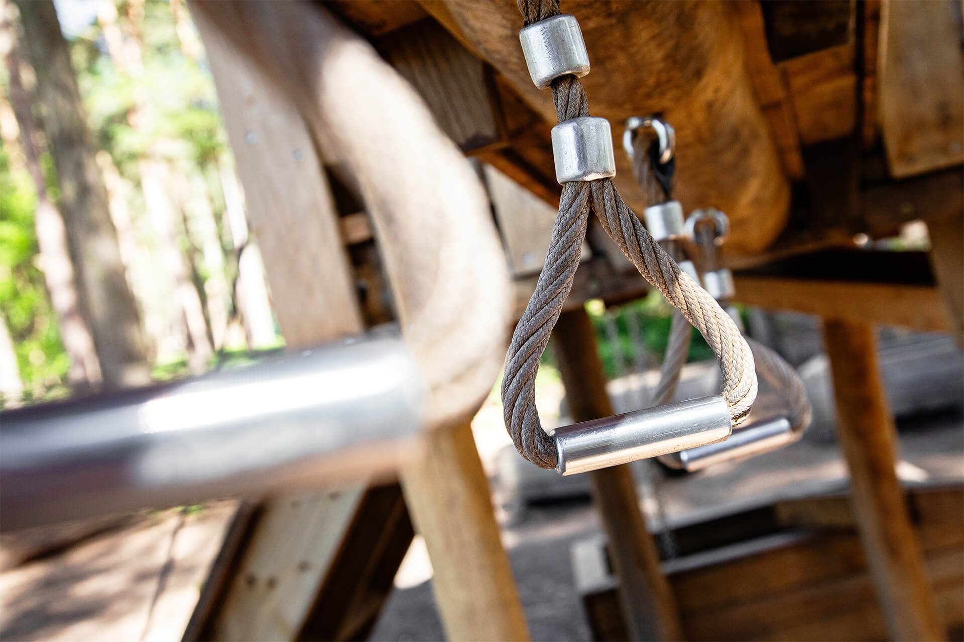 Adventure playground Forestry England Sherwood Pines built by CAP.CO natural timber design photographed by Kev Foster