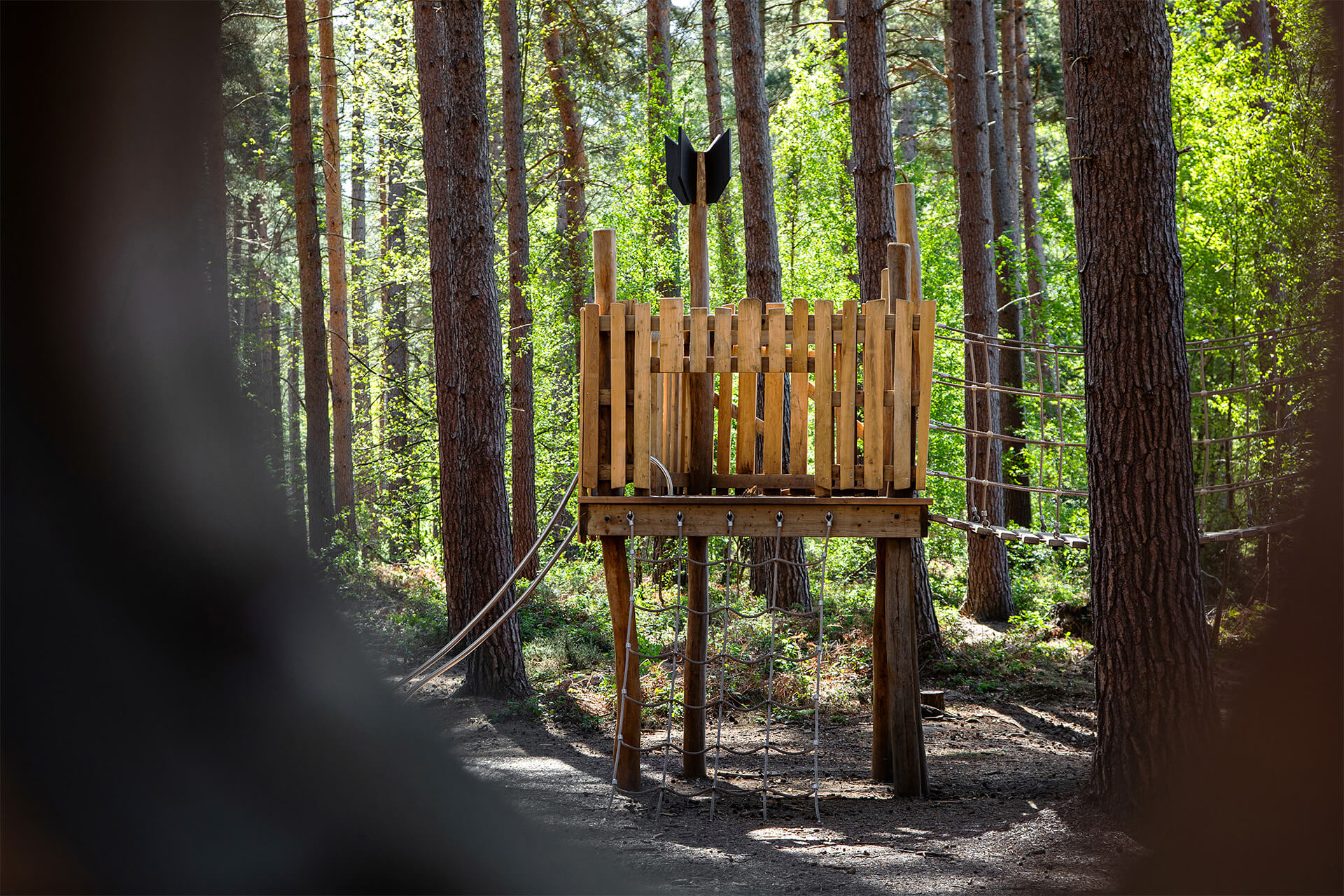 Forestry England Sherwood Pines adventure playground built by CAP.CO natural woodland captured in Kev Foster photography