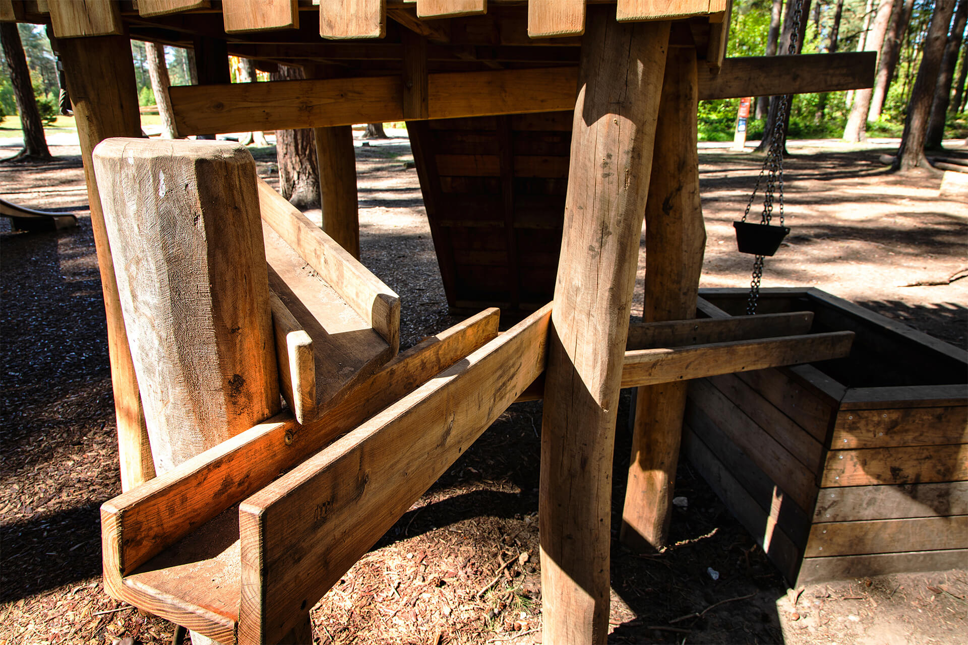 Forestry England Sherwood Pines adventure playground built by CAP.CO sustainable timber design in photography by Kev Foster