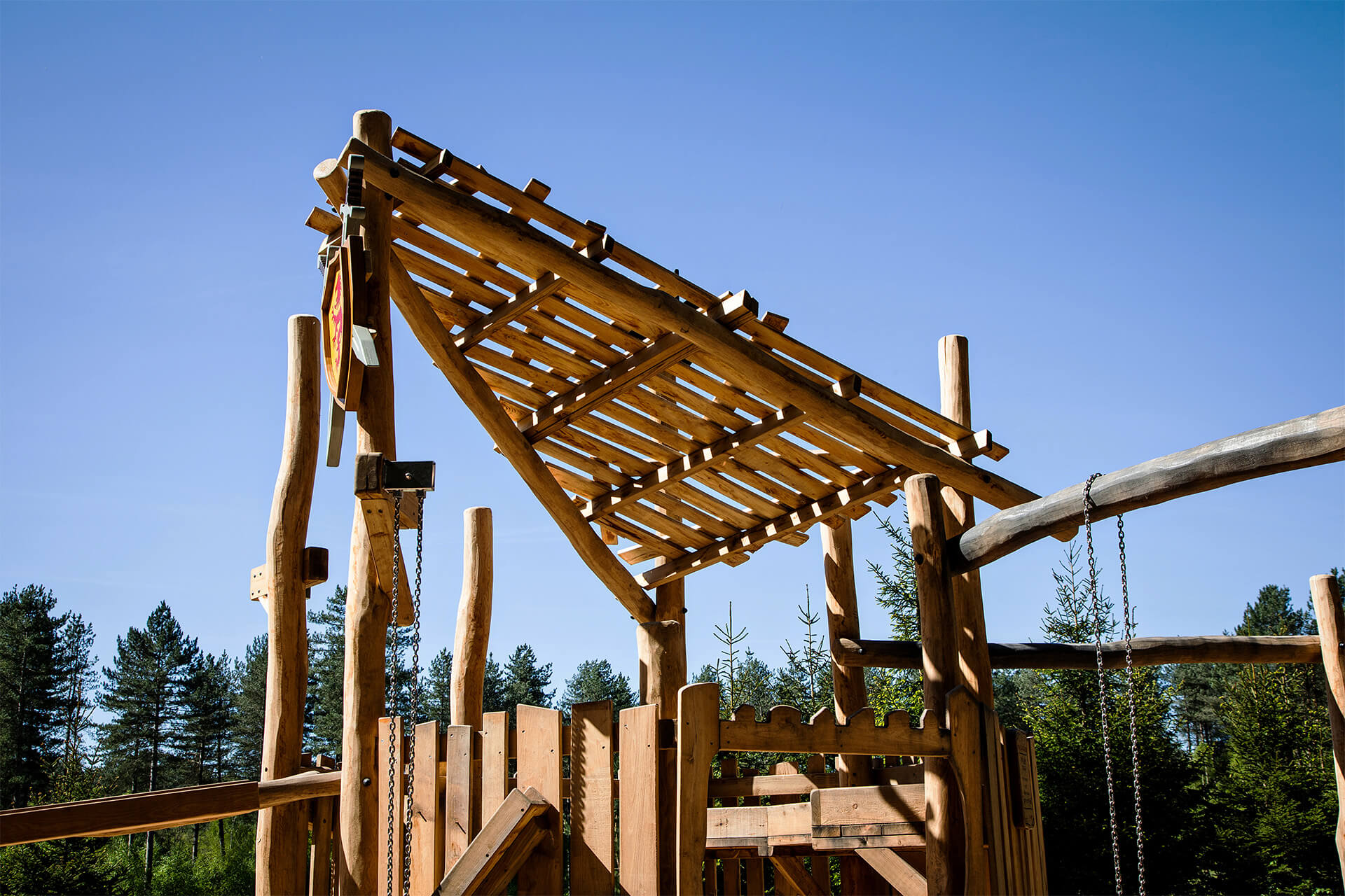 Forestry England Sherwood Pines adventure playground photographed by Kev Foster bespoke build by CAP.CO