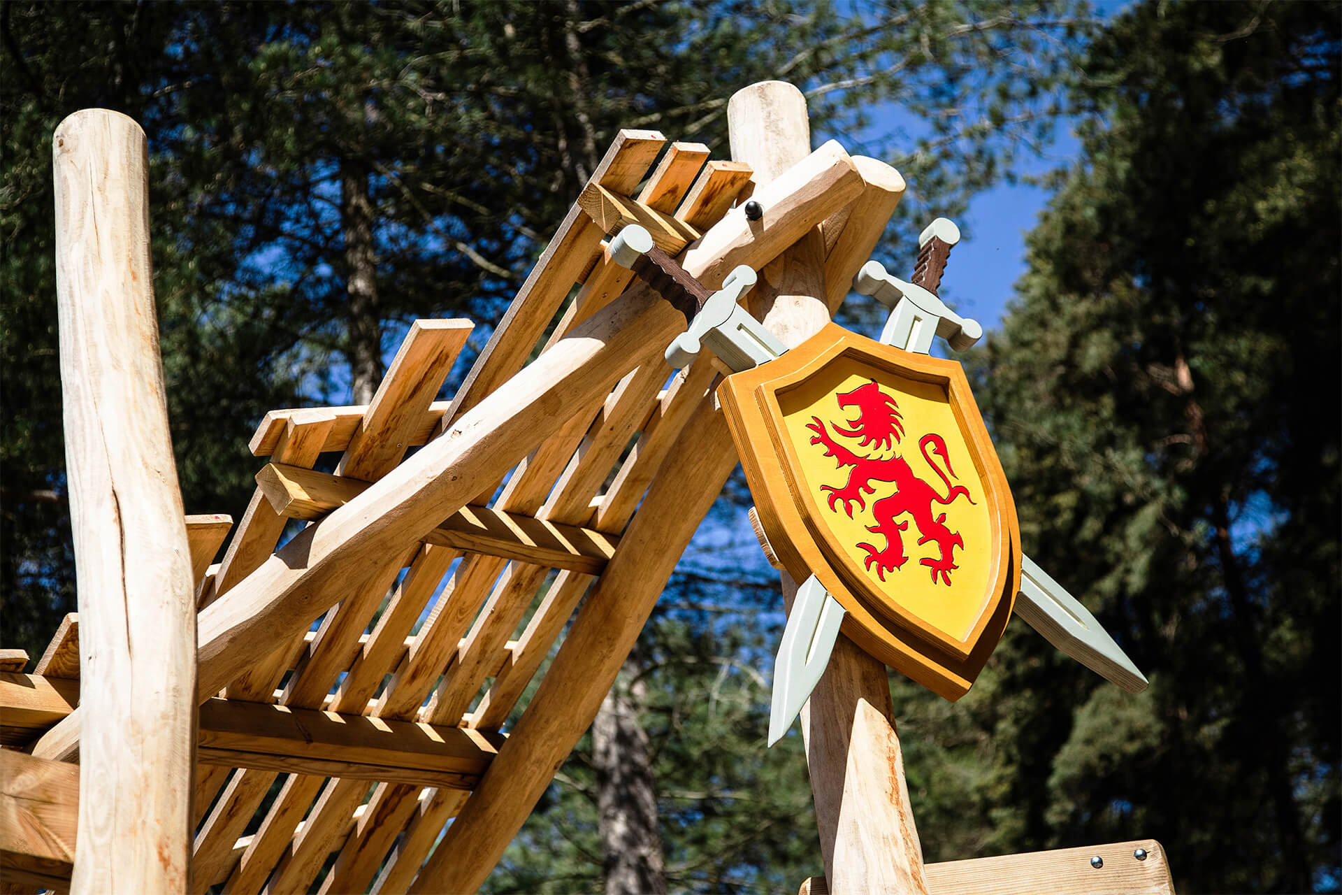 Forestry England Sherwood Pines natural adventure playground built by CAP.CO captured in photography by Kev Foster