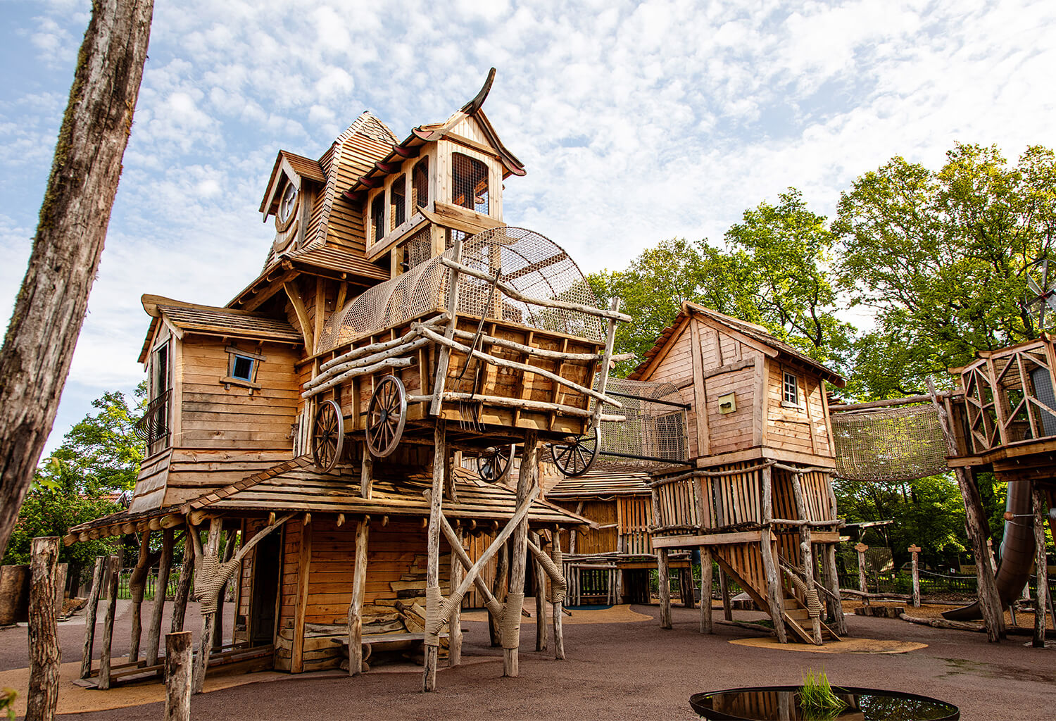 arc Sainte Croixy adventure playground built and designed by CAP.CO photography by Kev Foster